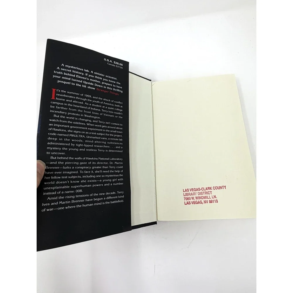 Stranger Things Suspicious Minds Gwenda Bond 1st Edition Hardcover Netflix Novel